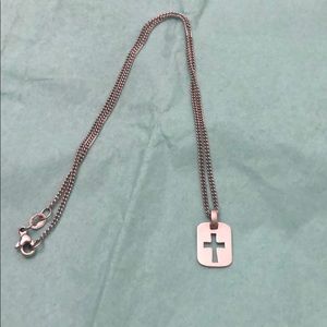 James Avery cross pendant necklace